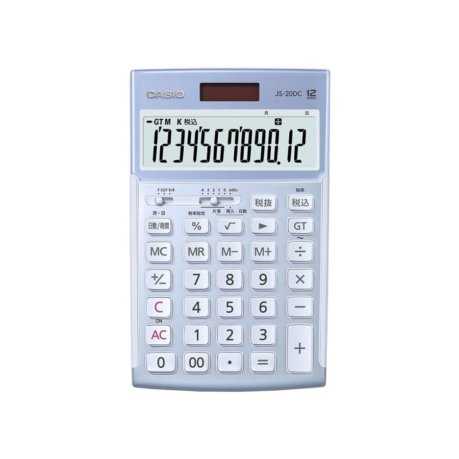 カシオ CASIO 日数・時間計算機能搭載 本格実務電卓 JS-20DC-BU-N8,500円