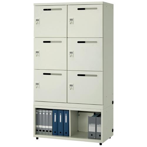 ワンルーム用ロッカー エーコー キーレスロッカー 貴重品保管庫 LK-418 （18人用）ダイヤル