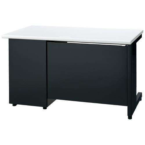 プラス 片袖机 JS-127D-3 WH/TBK ブラック 768389の画像