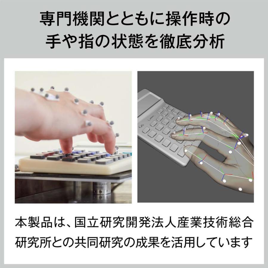 カシオ Casio 人間工学電卓 デスクタイプ 本格実務 DE-12D-WE-N 12桁 ホワイト 右手向けの画像