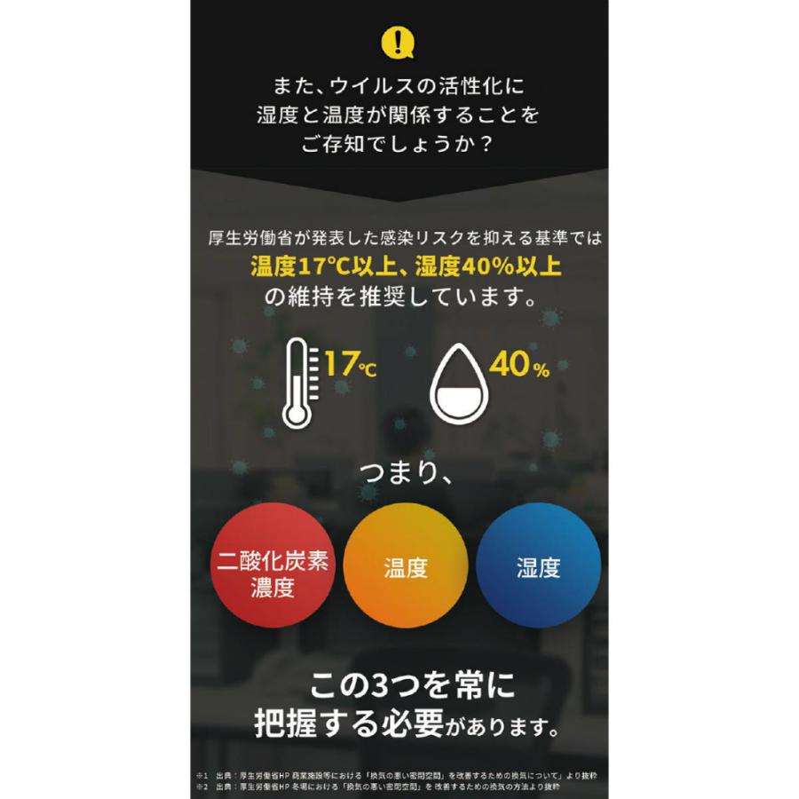 アーテック CO2モニター3R-COTH01 #51902 衛生用品 衛生備品｜officeland｜02