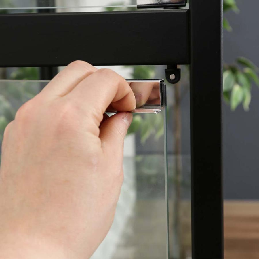 不二貿易（Fuji Boeki） ガラスコレクションケース6段 4つ扉 大型