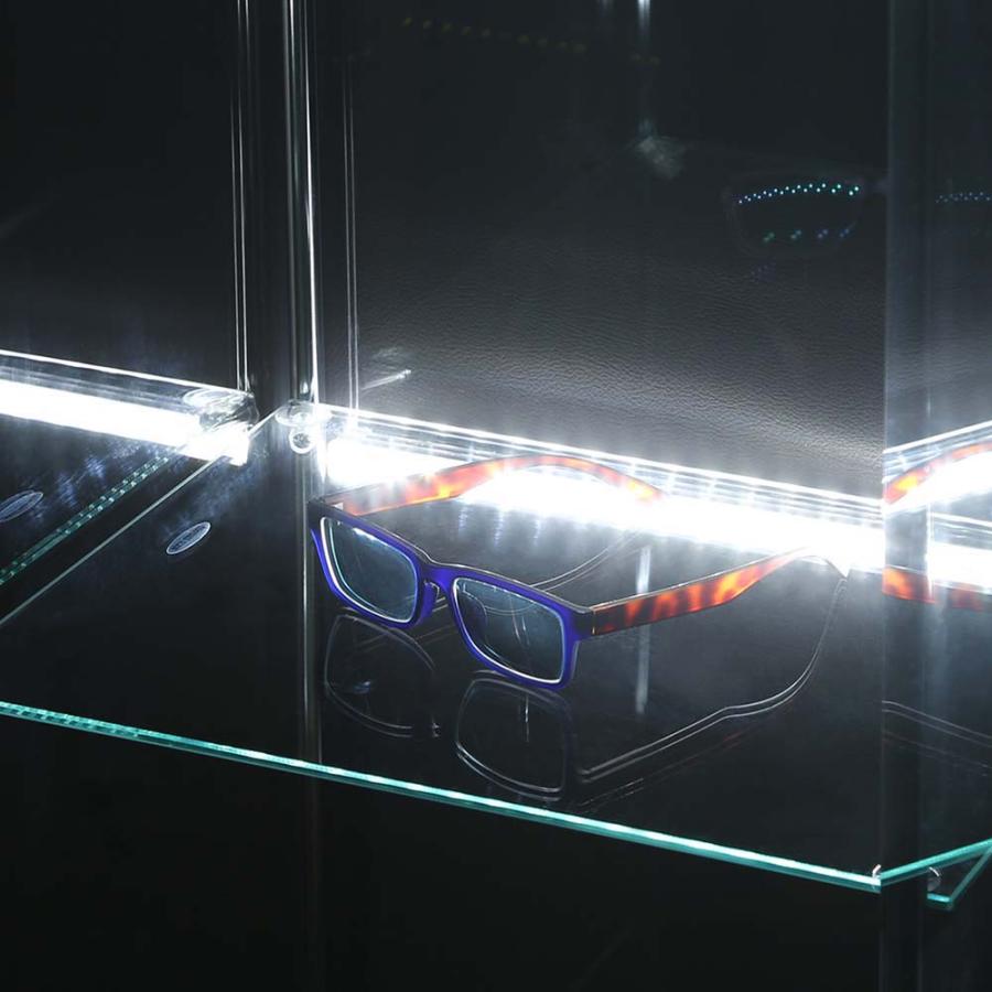 不二貿易（Fuji Boeki） ガラスコレクションケース4段 LED 99490