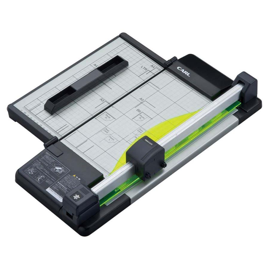 カール事務器 裁断機 ペーパーカッター スリム A4対応 50枚裁断 DC-F5100(中古品) CARL カール事務器 ディスクカッター・スリム DCーF5100 50枚