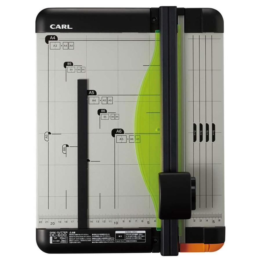 CARL カール事務器 ディスクカッター DCー600 A4 20枚 : オフィス