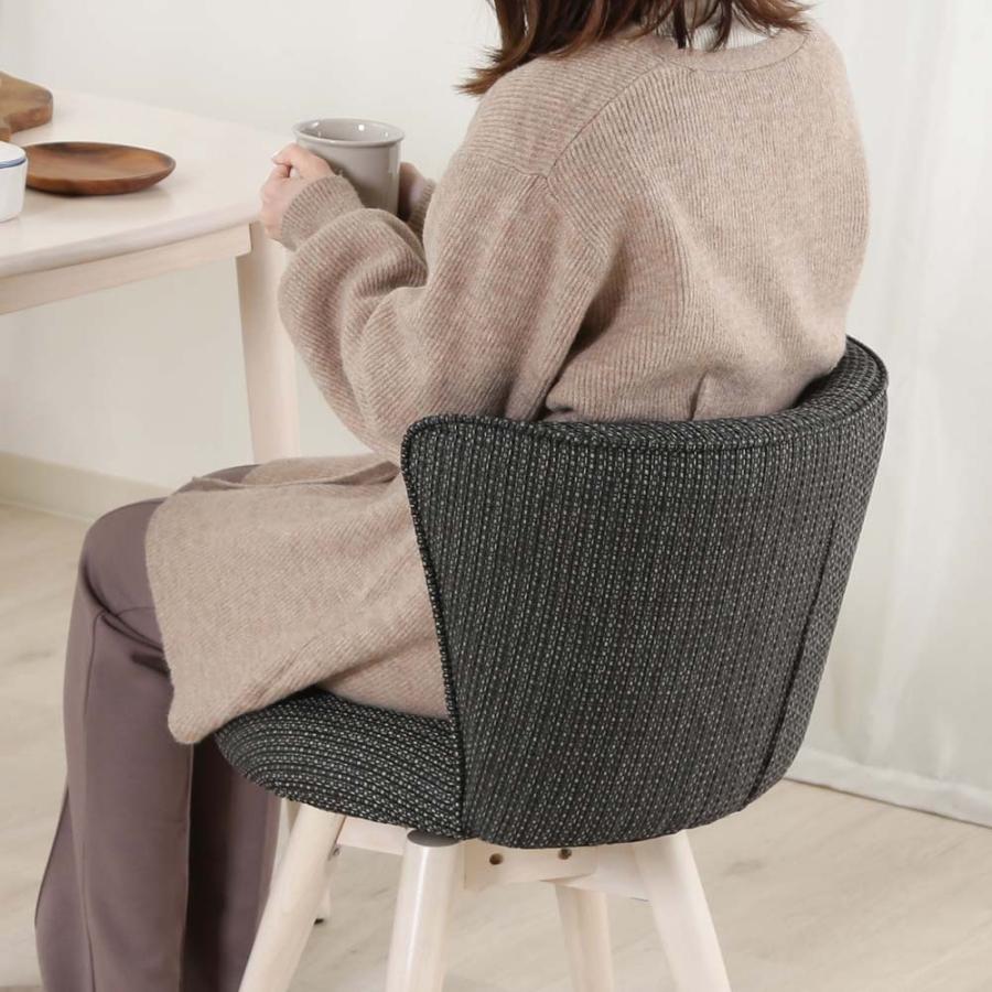 【美品】不二貿易 ダイニングチェア クラム　ファブリック 回転式　2脚セット Amazon｜不二貿易 ダイニングチェア 幅50cm アイボリー 回転