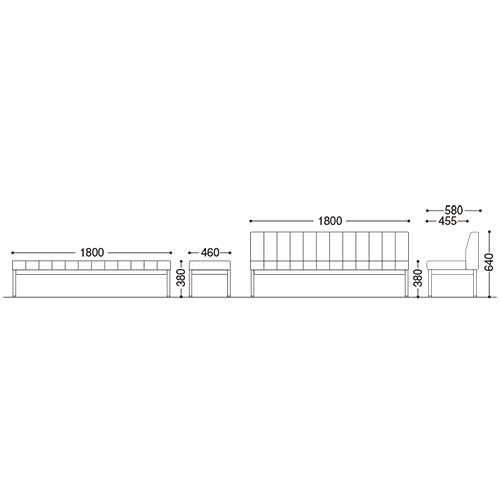 JOINTEX（ジョインテックス） JOINTEXT ロビーチェア RL-18LBR
