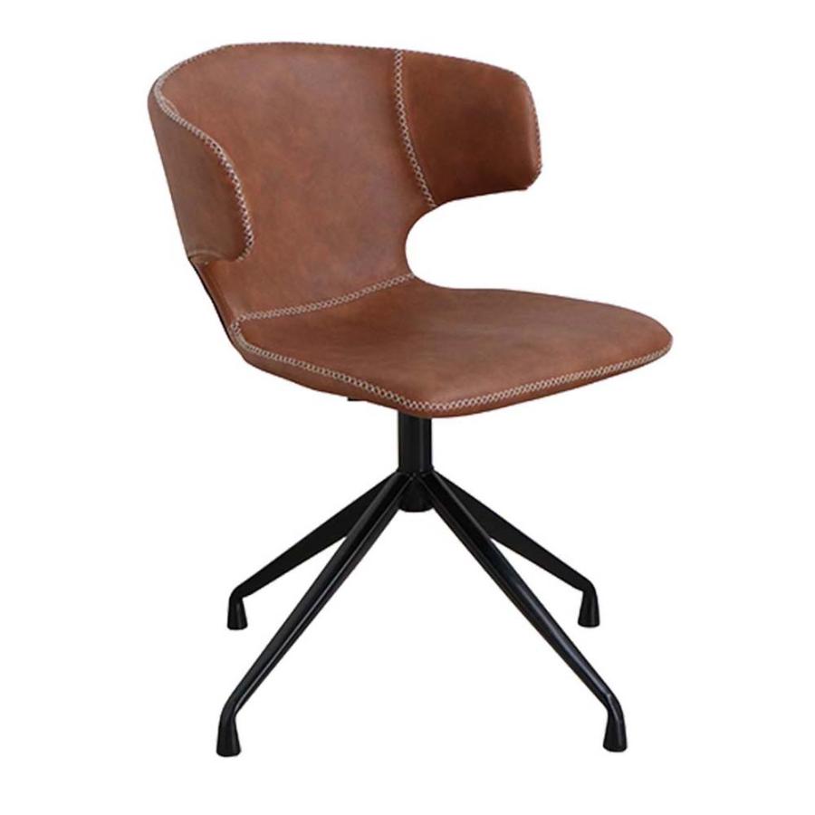 東馬（Tohma） アーマー ラウンドチェア キャメル 54671460 : オフィス