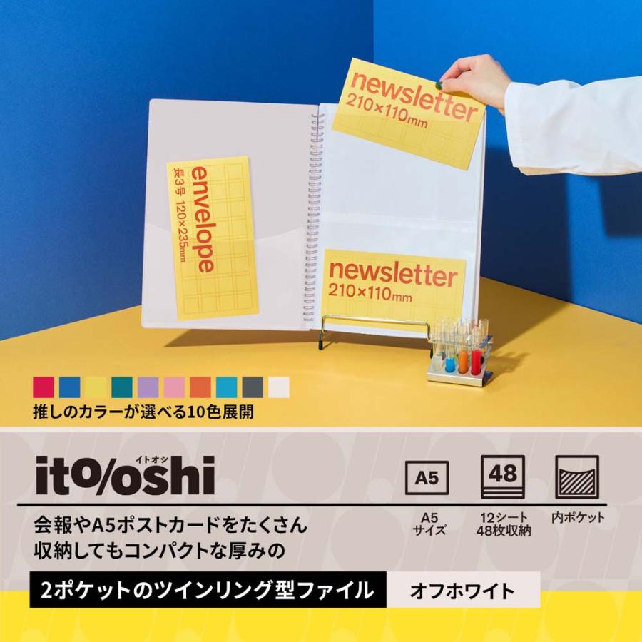 PLUS（プラス） ファイル ito/oshi 会報やA5ポストカードをたくさん