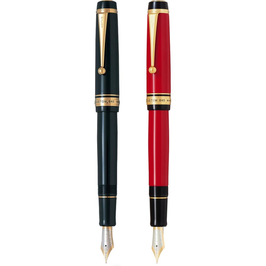 PILOT（パイロット） 万年筆 カスタム 845 漆黒 細字 ギフトケース付き