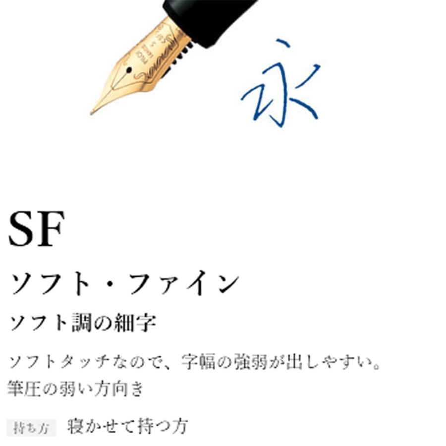 PILOT（パイロット） 万年筆 カスタム 743 ブラック 細字・軟 ギフト