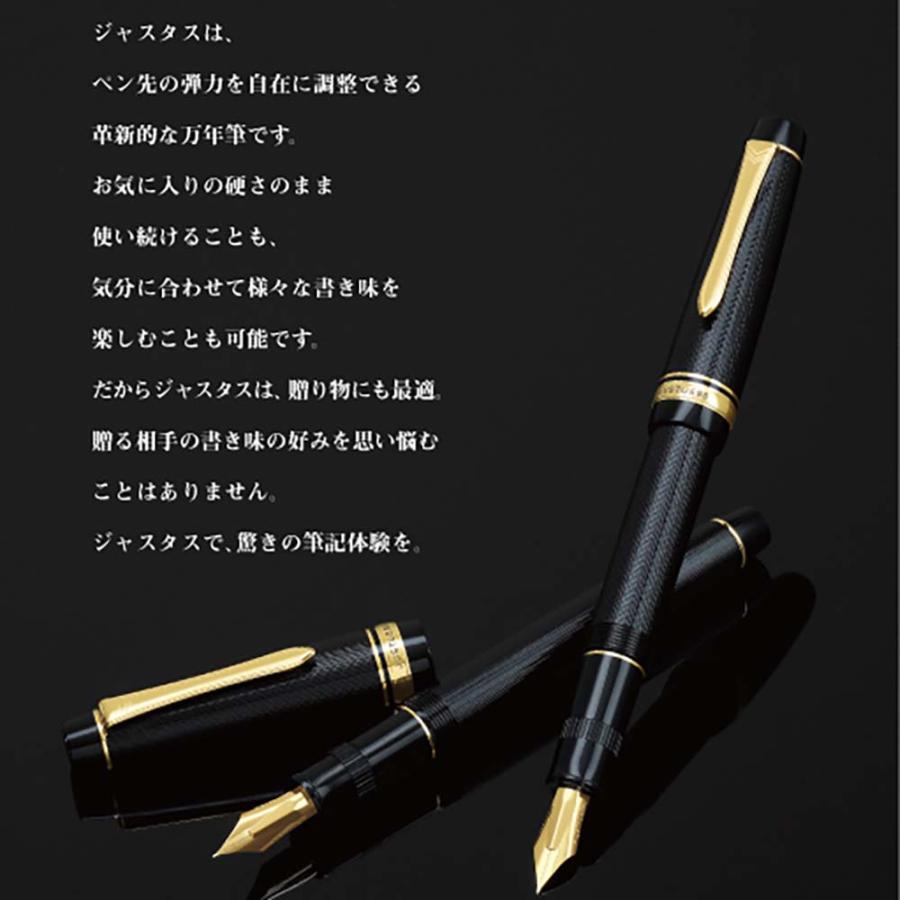 PILOT（パイロット） 万年筆 ジャスタス95 ストライプブラック 中細字