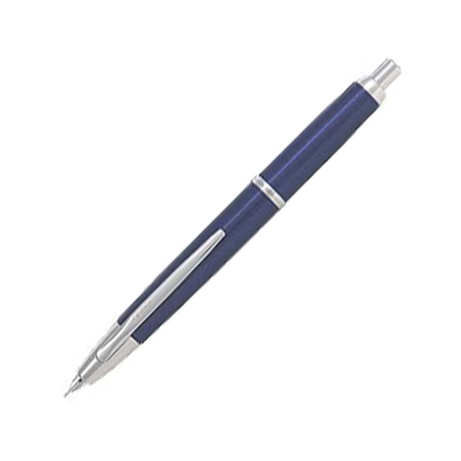 PILOT 万年筆 キャップレス ブルーブラックインク10本付き PILOT（パイロット） 万年筆 キャップレス・デシモ ダークブルーマイカ