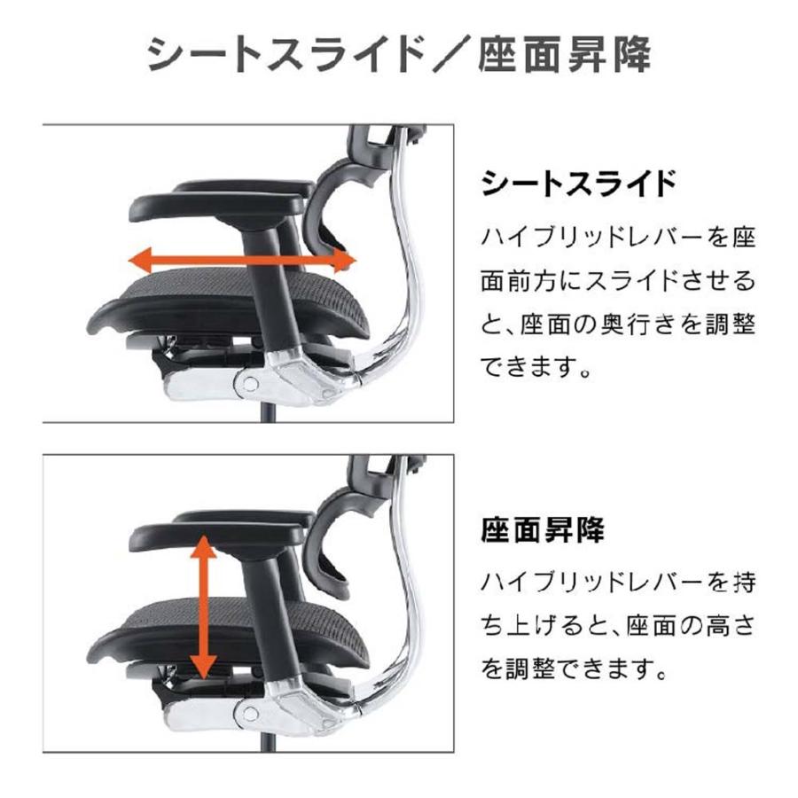 関家具 エルゴヒューマン プロ2 ハイタイプ ブラックフレーム EHP2-HAM