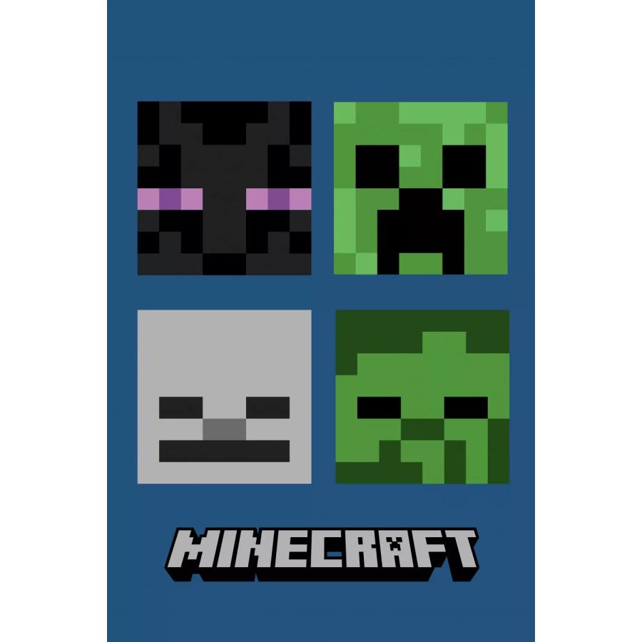 マインクラフト クリーパー マイクラ フリース ブランケット 毛布