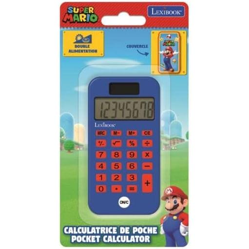 スーパーマリオ 電卓 計算機 ソーラー＋電池式 : 輸入雑貨シリウス 