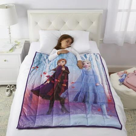 Disney（ディズニー） アナと雪の女王 ウェイトブランケット 加重 重力