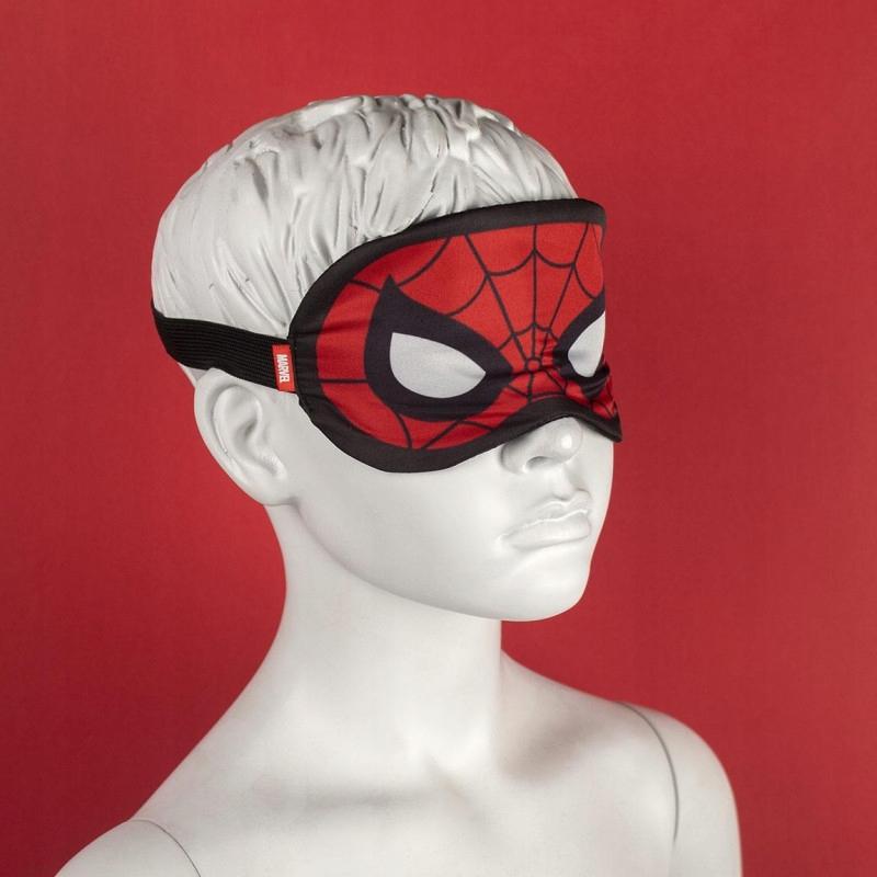 マーベル スパイダーマン アイマスク 睡眠補助 旅行 携帯 18cm x 9cm