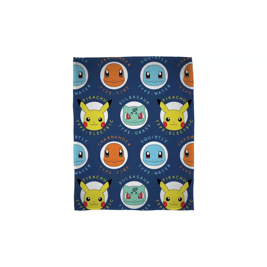 ポケモン ピカチュー ヒトカゲ ゼニガメ フリース ブランケット 毛布