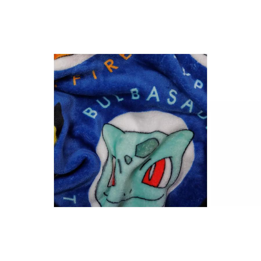 ポケモン ピカチュー ヒトカゲ ゼニガメ フリース ブランケット 毛布