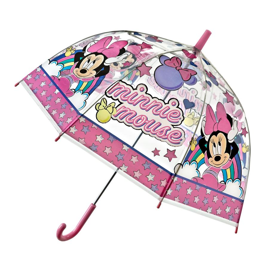 Disney（ディズニー） ミニーマウス 子供用 傘 雨傘 手開き マニュアル