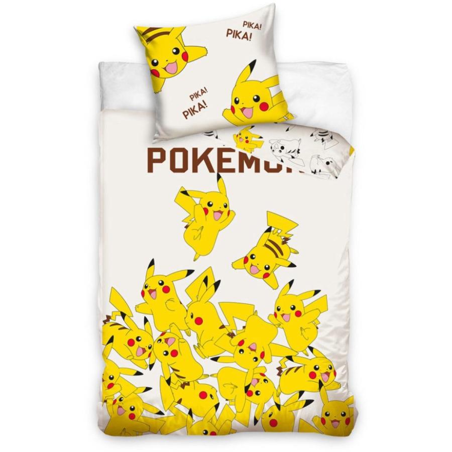ポケモン Pokemon ピカチュウ ピカチュー シングル 掛け布団カバー+枕