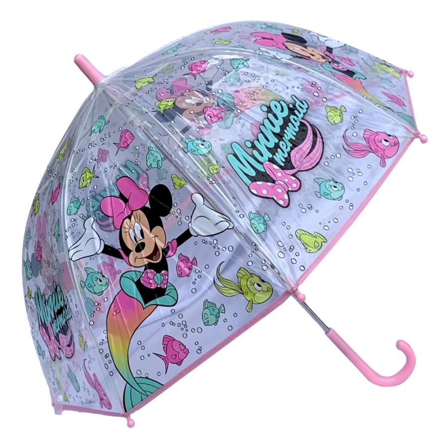 Disney（ディズニー） ミニーマウス 子供用 傘 雨傘 手開き マニュアル