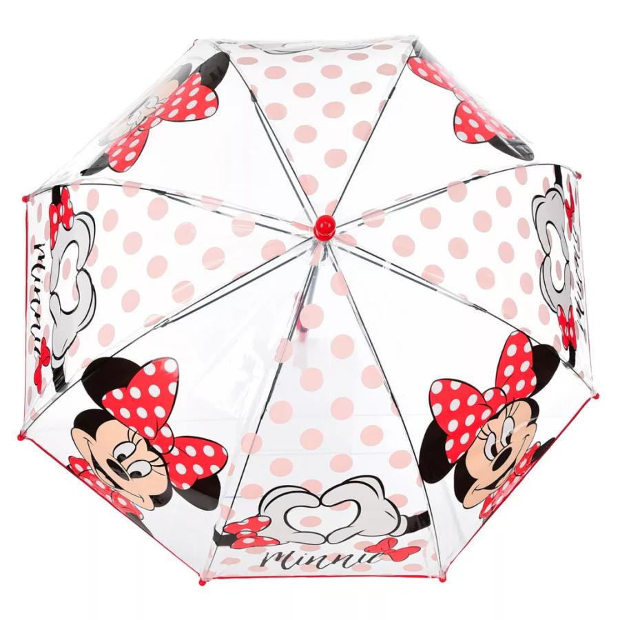 Disney（ディズニー） ミニーマウス 子供用 傘 雨傘 手開き マニュアル