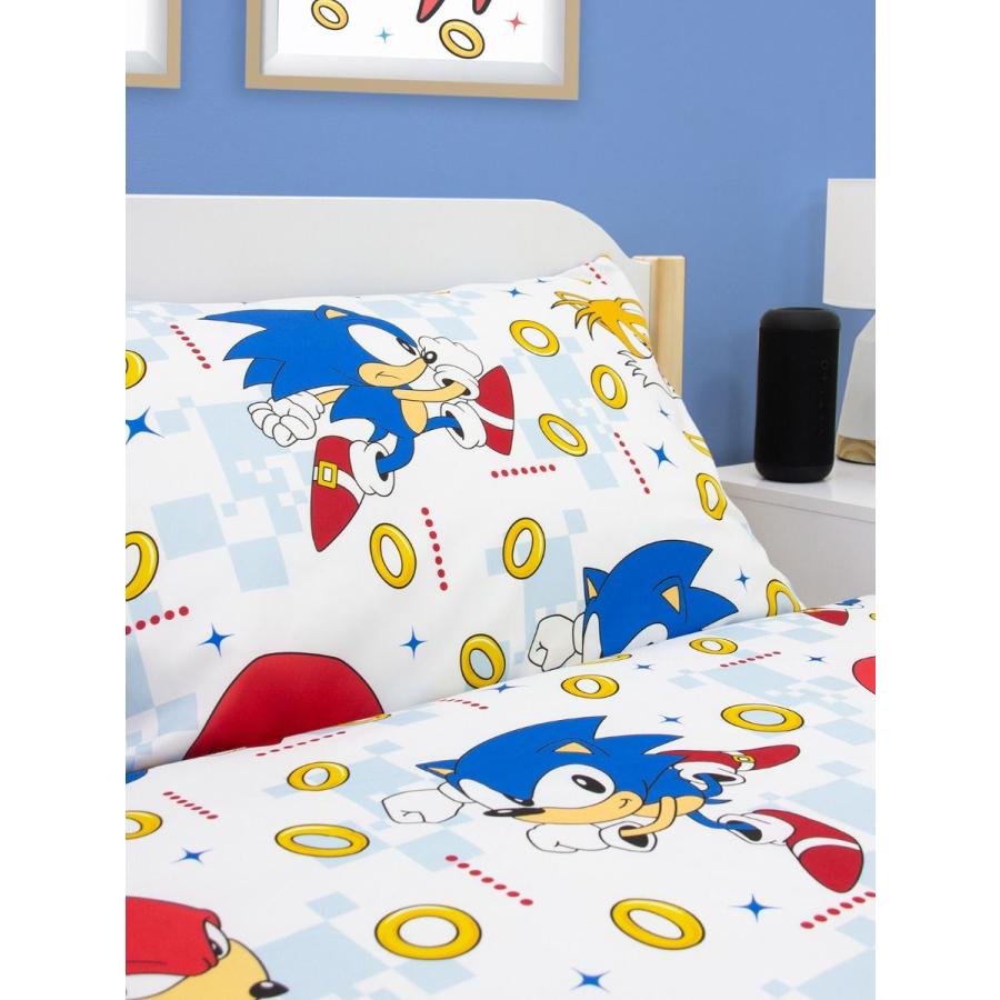 ソニック・ザ・ヘッジホッグ シングルサイズ 掛け布団カバー+枕カバー