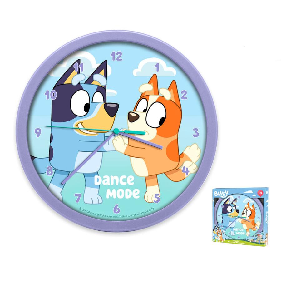 ブルーイ BLUEY 掛け時計 時計 直径25cm ウォールクロック : 輸入雑貨