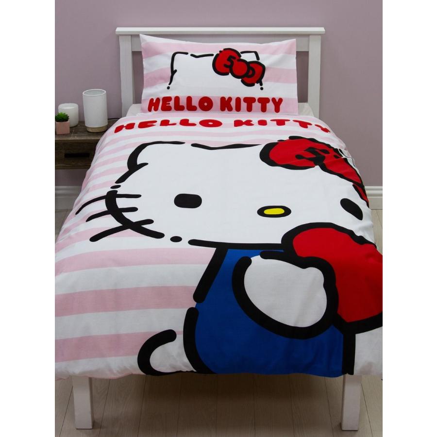 Hello Kitty ハローキティキティちゃん 掛け布団カバー + 枕カバー