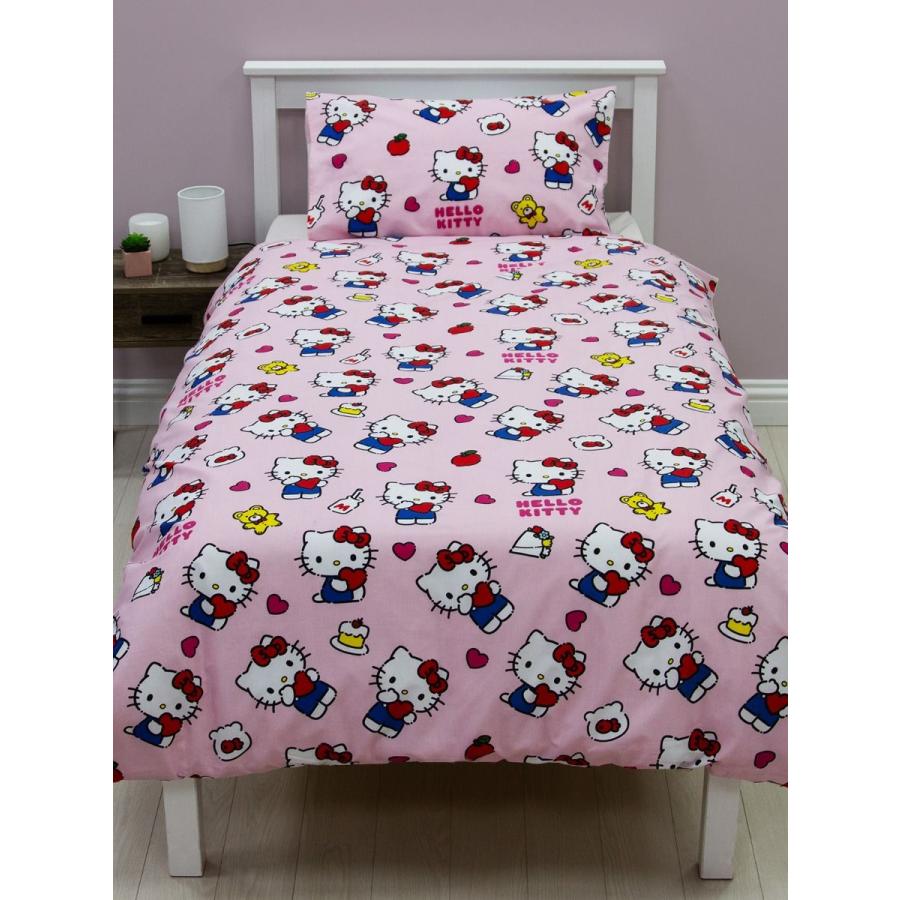 Hello Kitty ハローキティキティちゃん 掛け布団カバー + 枕カバー