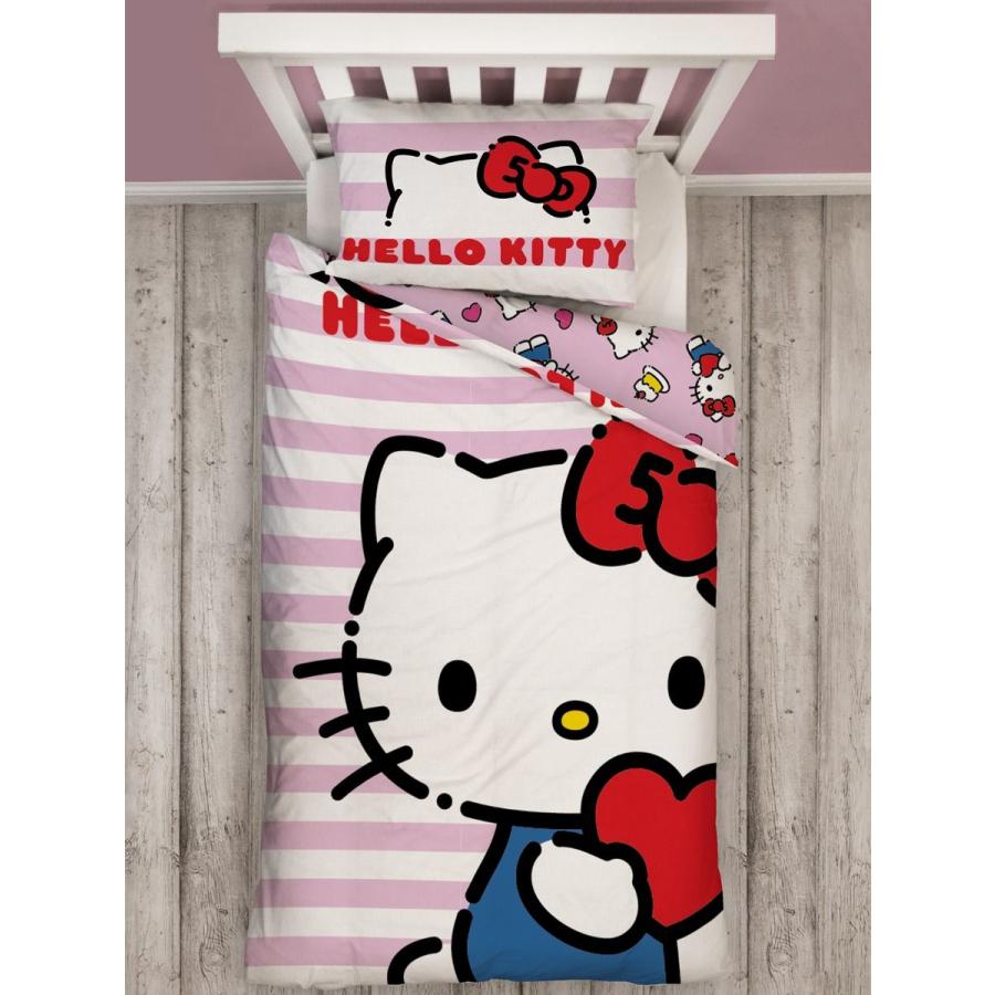 Hello Kitty ハローキティキティちゃん 掛け布団カバー + 枕カバー