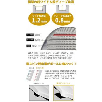 トライアルゴルフ 激スピンウェッジ スチール　48度_3
