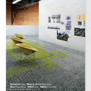 インターフェイス ヒューマン・コネクション・コレクション Moss in Stone 50×50cm 20枚(5m2) 8340-002-000　Slate Edge_1