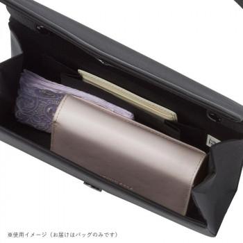 良品工房 日本製サテンフォーマルバッグ(ブラック) G21-118 5369-409