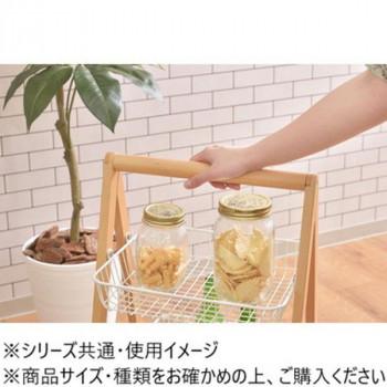 東谷 バスケットワゴン ホワイト PW-54WHの画像