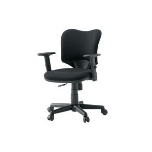 プラス / 事務イス プロップ肘付 KD-A92SL BK / 事務用チェア / p365090