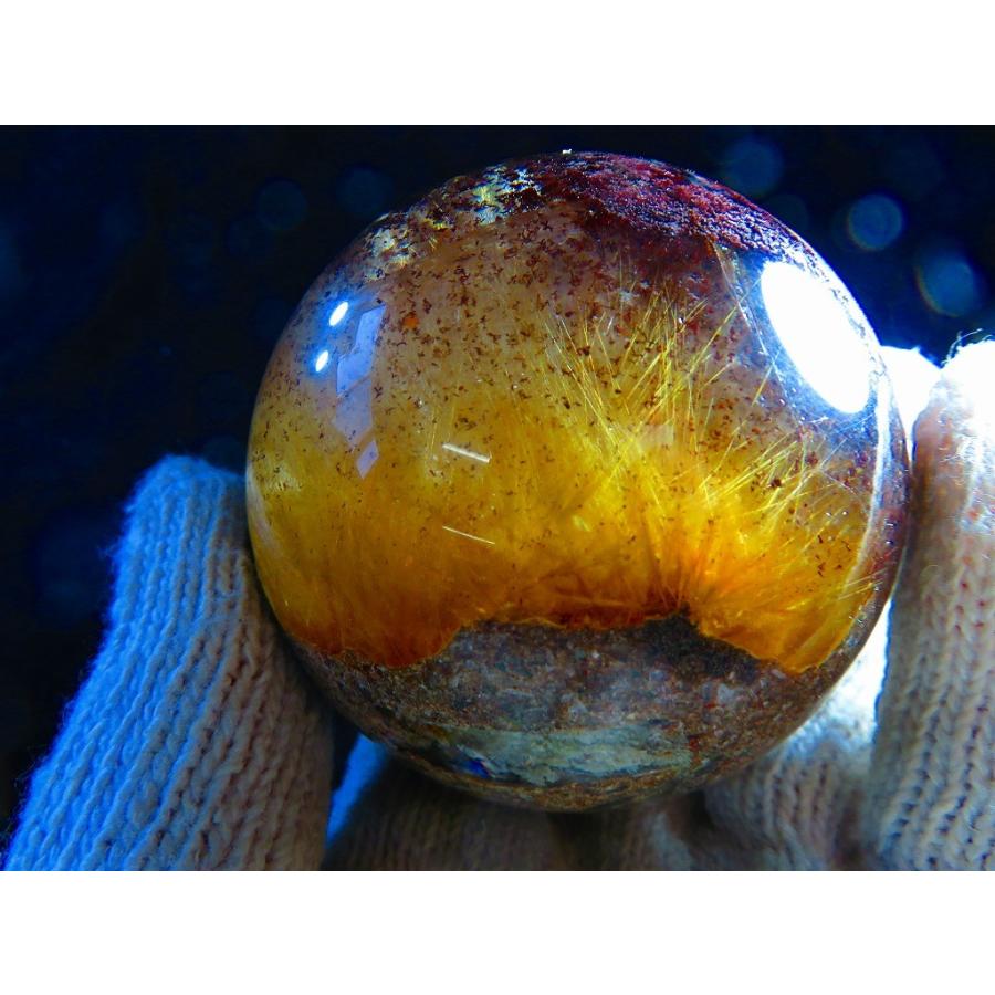 ☆天然水晶宝石☆ルチルクォーツ超巨大506g 丸玉72mm☆水晶 ☆天然水晶宝石☆ルチルクォーツ超巨大506g 丸玉72mm☆水晶
