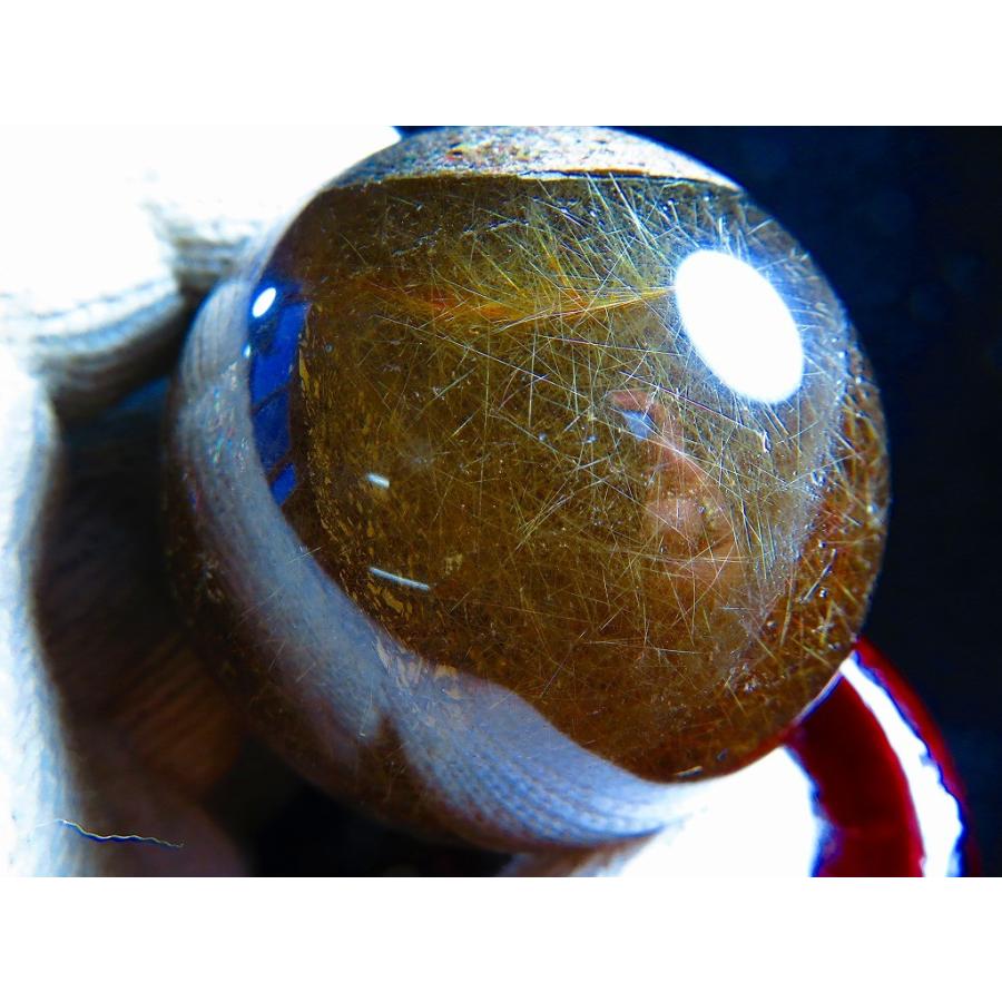 ルチルクォーツ丸玉46mm