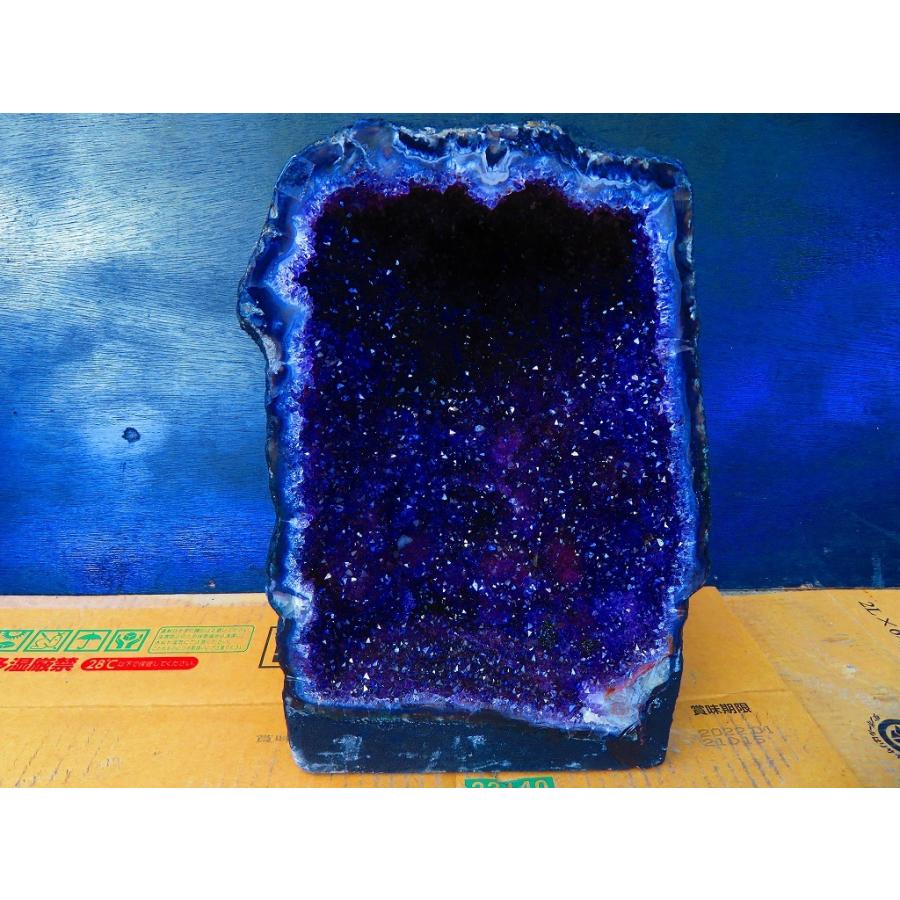 アメジストドームtr23536★超強パワー★濃い濃い超迫力★限定品ウルグアイ産★天然水晶宝石★超巨大31.4kg★高さ370mm