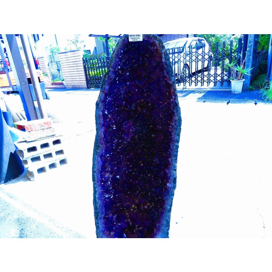 アメジストドームtr28473★超強パワー★濃い濃い超迫力★限定品ウルグアイ産★天然水晶宝石★超巨大125kg★高さ835mm_6
