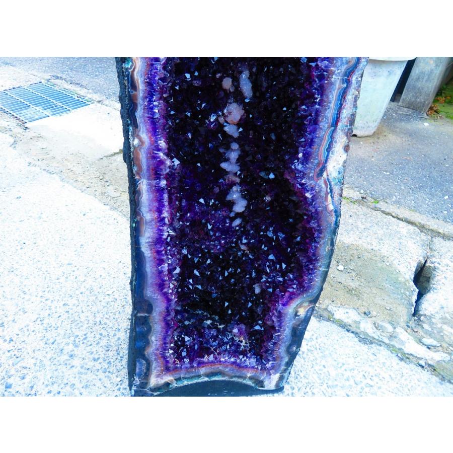 アメジストドームtr33495★超強パワー★濃い濃い超迫力★限定品ウルグアイ産★天然水晶宝石★超巨大25kg★高さ650mm_8