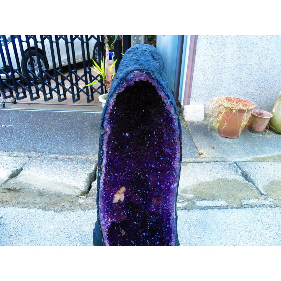 アメジストドームtr33511★超強パワー★濃い濃い超迫力★限定品ウルグアイ産★天然水晶宝石★超巨大95kg★高さ760mm_5