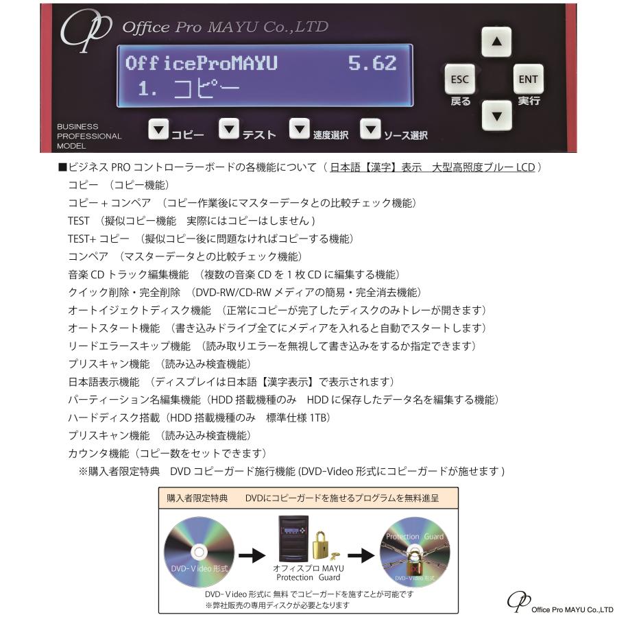 ハイエンドモデル 1:5 DVDデュプリケーター ビジネスPRO ハイエンドモデル 1:5 DVDデュプリケーター ビジネスPRO
