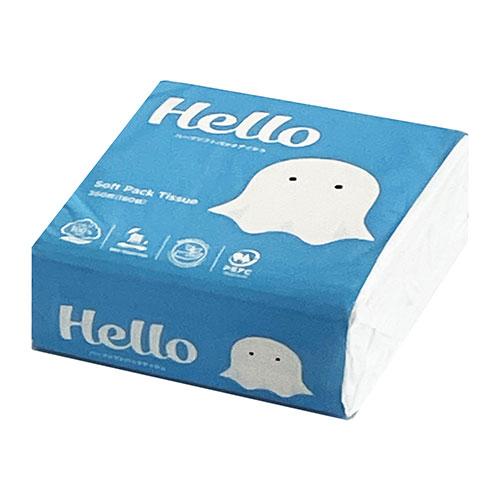 ユニバーサル・ペーパー ティッシュペーパー 箱なし ハロー ソフト