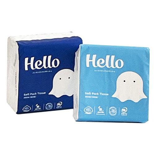 ユニバーサル・ペーパー ティッシュペーパー 箱なし ハロー ソフト