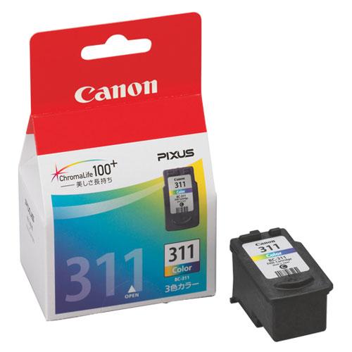 未開封 CANON キャノン 純正インクBC-311 3個セット キヤノン（Canon） 純正インク BC-311 3色カラー 5本セット 純正品