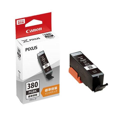 キヤノン 純正インク BCI-380PGBK ブラック 10本セット CANON 純正品 インク インクカートリッジ プリンター用『法人宛のみ送料無料(一部地域除く)』 | キヤノン | 01