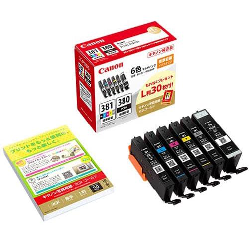 キヤノン 純正インク BCI-381＋380/6MP 6色パック 5セット CANON 純正品 インク インクカートリッジ プリンター用『法人宛のみ送料無料(一部地域除く)』 | キヤノン | 01
